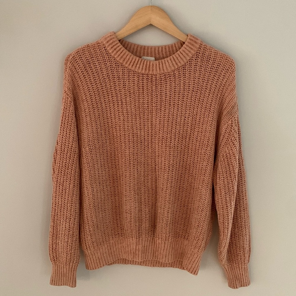 Wilfred Free Aritzia Essential Chenille Crew Neck Sweater Size Medium